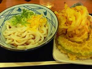 丸亀のぶっかけうどんの写真