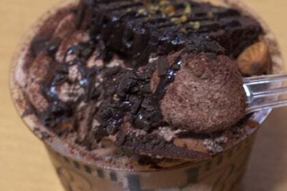 ベルギーチョコパフェ