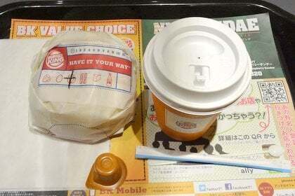 バーガーキングのソーセージ&チーズ写真