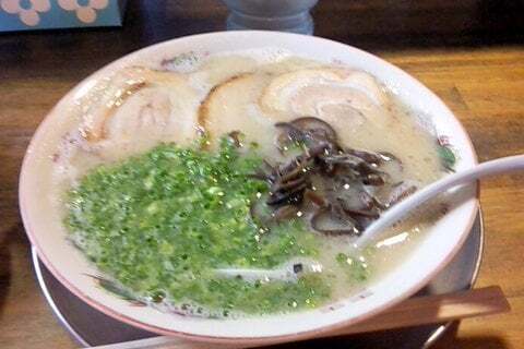 博多一丁の博多ラーメンの写真
