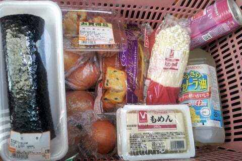 バロー下門前店の購入品の写真