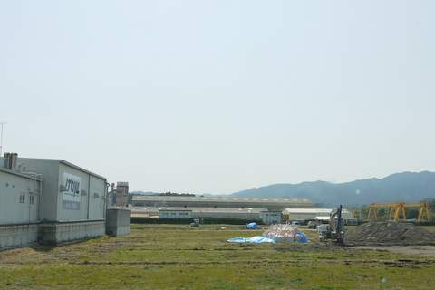 コメリパワー水口店内にバロー水口店出店いよいよ着工を開始しました コラム更新日記