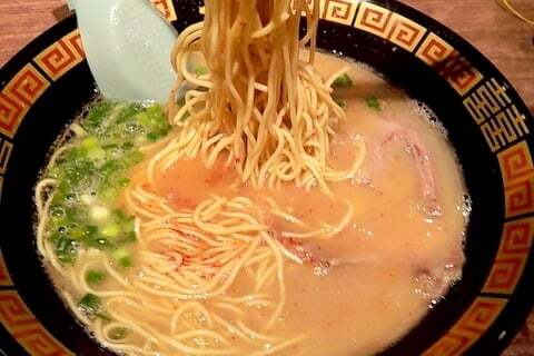 一蘭の麺の写真