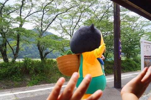 途中の駅の写真