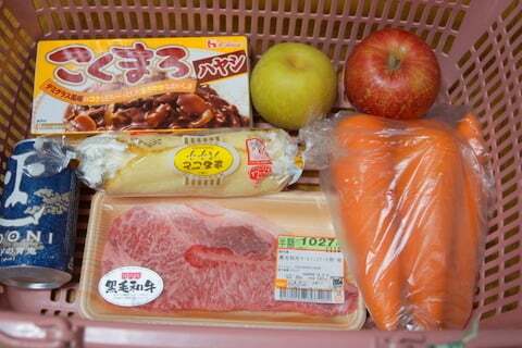 バロー福岡店の購入品の写真