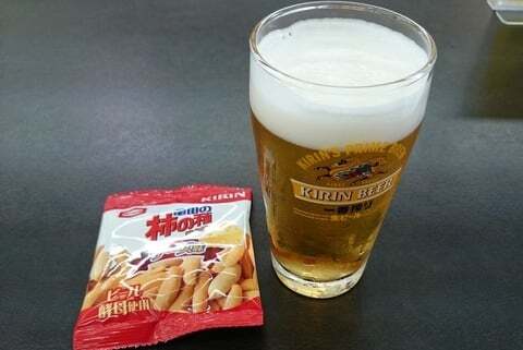 ビールの試飲の写真