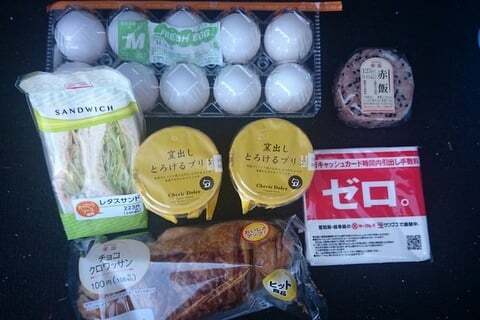 サークルK岐阜下奈良店の購入品の写真