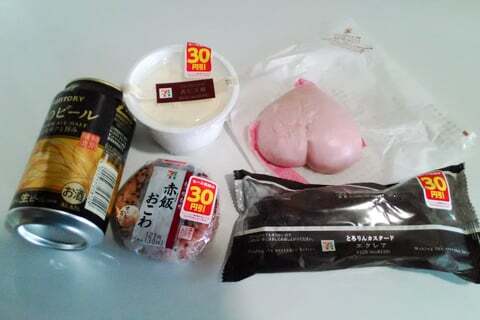 セブンイレブン養老町押越店の購入品の写真