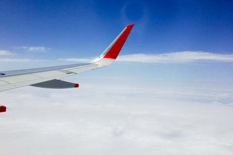 飛行機の写真