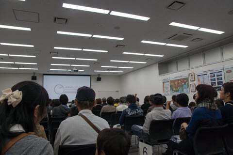 超電導リニア体験乗車の事前説明の写真