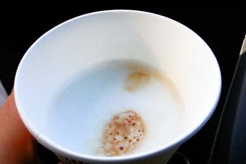 カフェラテの写真