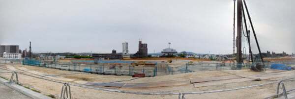 アリオ日進赤池SCの工事の様子の写真