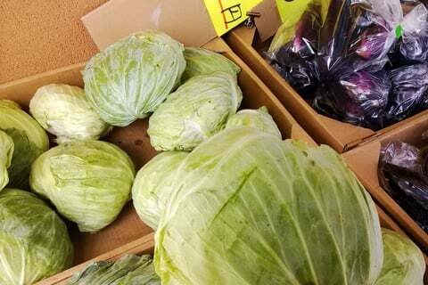 喫茶「幸」の野菜の写真