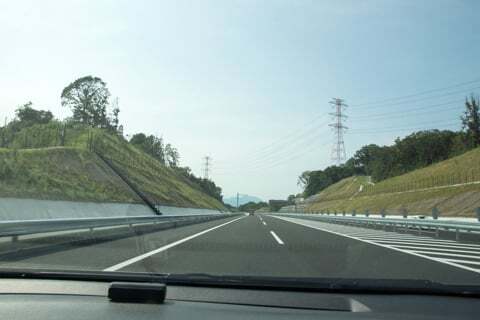 新名神の延伸区間の写真