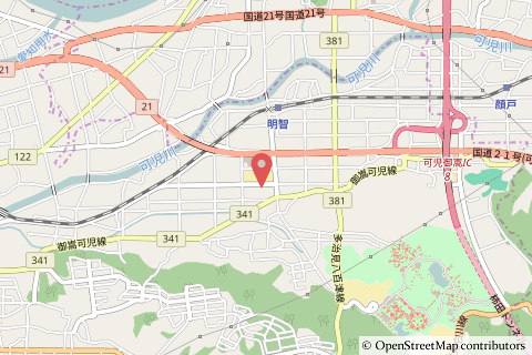 スーパーセンターオークワ可児御嵩インター店の地図の写真