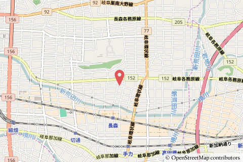 ゲンキー岩地店の地図の写真