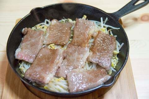 山形牛のステーキの写真