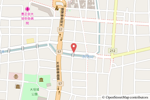 どとんこつ 中村商店の地図の写真