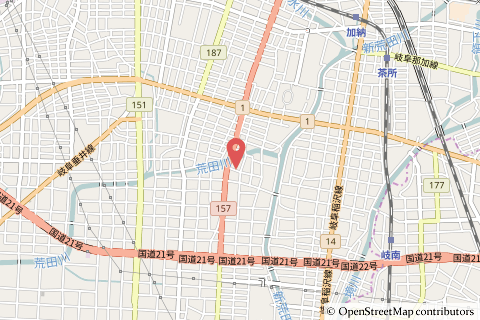 スギドラッグ茜部店の地図の写真