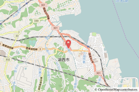 バロー湖西古見店の地図の写真
