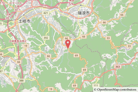 ゲンキー駄知店の地図の写真