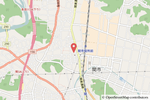 アオキ下有知店の地図の写真