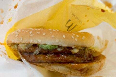 ダブルテリヤキバーガーの写真