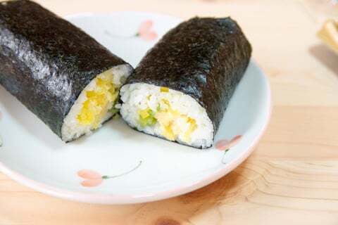 サラダパン風味恵方巻の写真