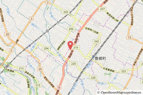 ザ・ビッグ豊郷店の地図の写真