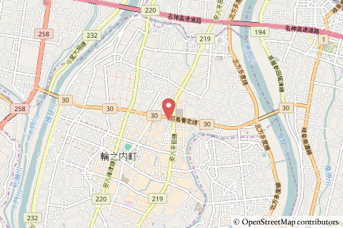 ファミリーマート輪之内町店の地図の写真