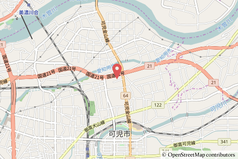 セブンイレブン可児中恵土店の地図の写真