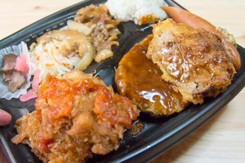 お肉ドーン!っと弁当の写真
