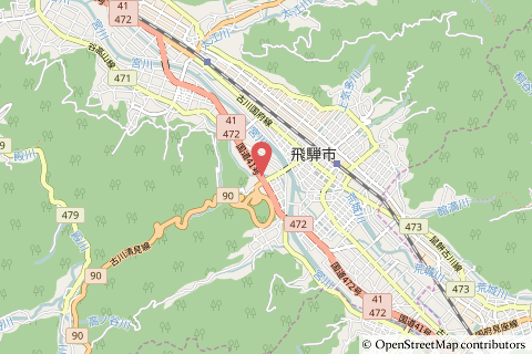 ゲンキー古川高野店の地図の写真