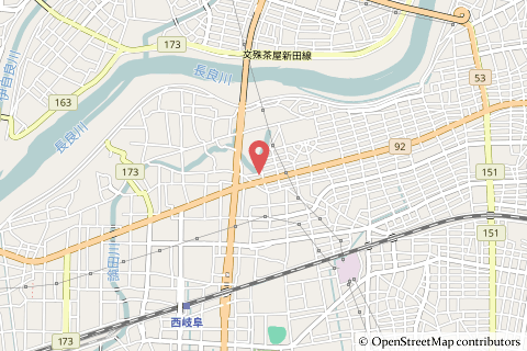 ローソン岐阜鹿島町店の地図の写真