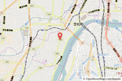 クスリのアオキ長池店の地図の写真