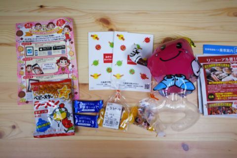お菓子博覧会のいただきものの写真