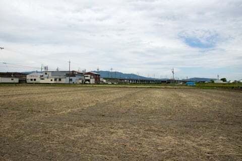 平町のひまわり畑予定地の写真