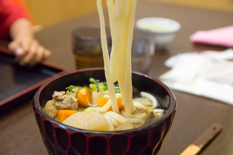うどんの麺の写真