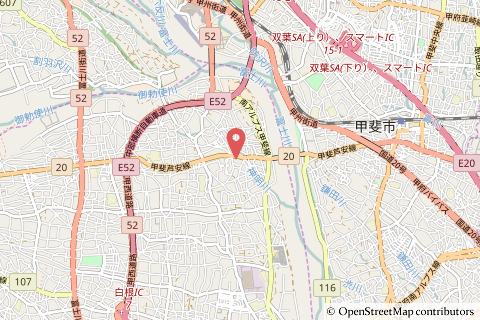南アルプス市徳永複合施設の予定地地図の写真