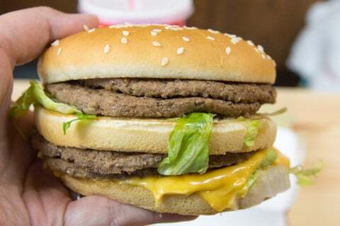 ギガビッグマックの写真