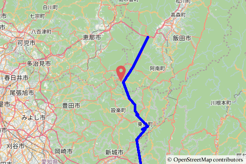 国道153号線の写真