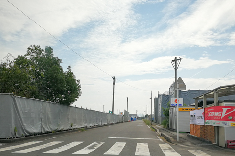 イオンタウン本巣の予定地の写真
