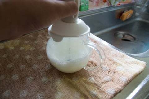 泡立ての写真