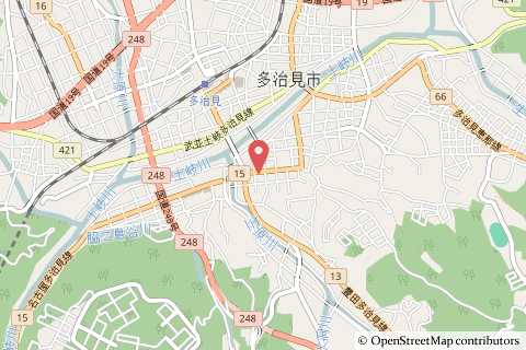 Vドラッグ多治見錦町店の地図の写真