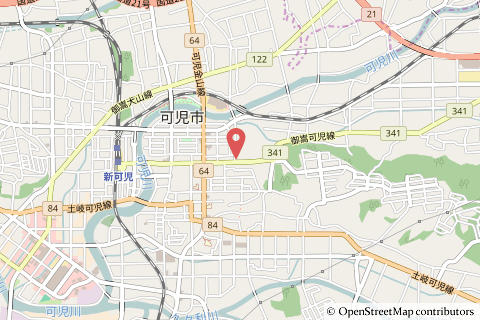 セブン−イレブン可児広見店の地図の写真