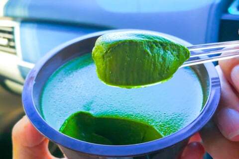 濃厚抹茶プリンの写真