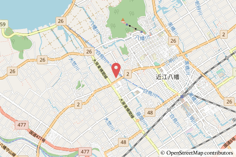 トライアル近江八幡店の地図の写真