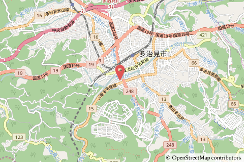 ファミリーマート多治見平和町店の地図の写真