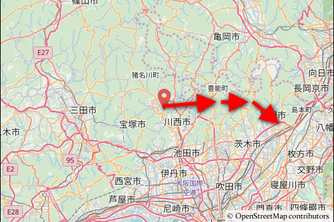 E1A・新名神高速道路の開通区間の写真