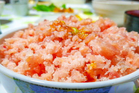 マグロのたたきの写真